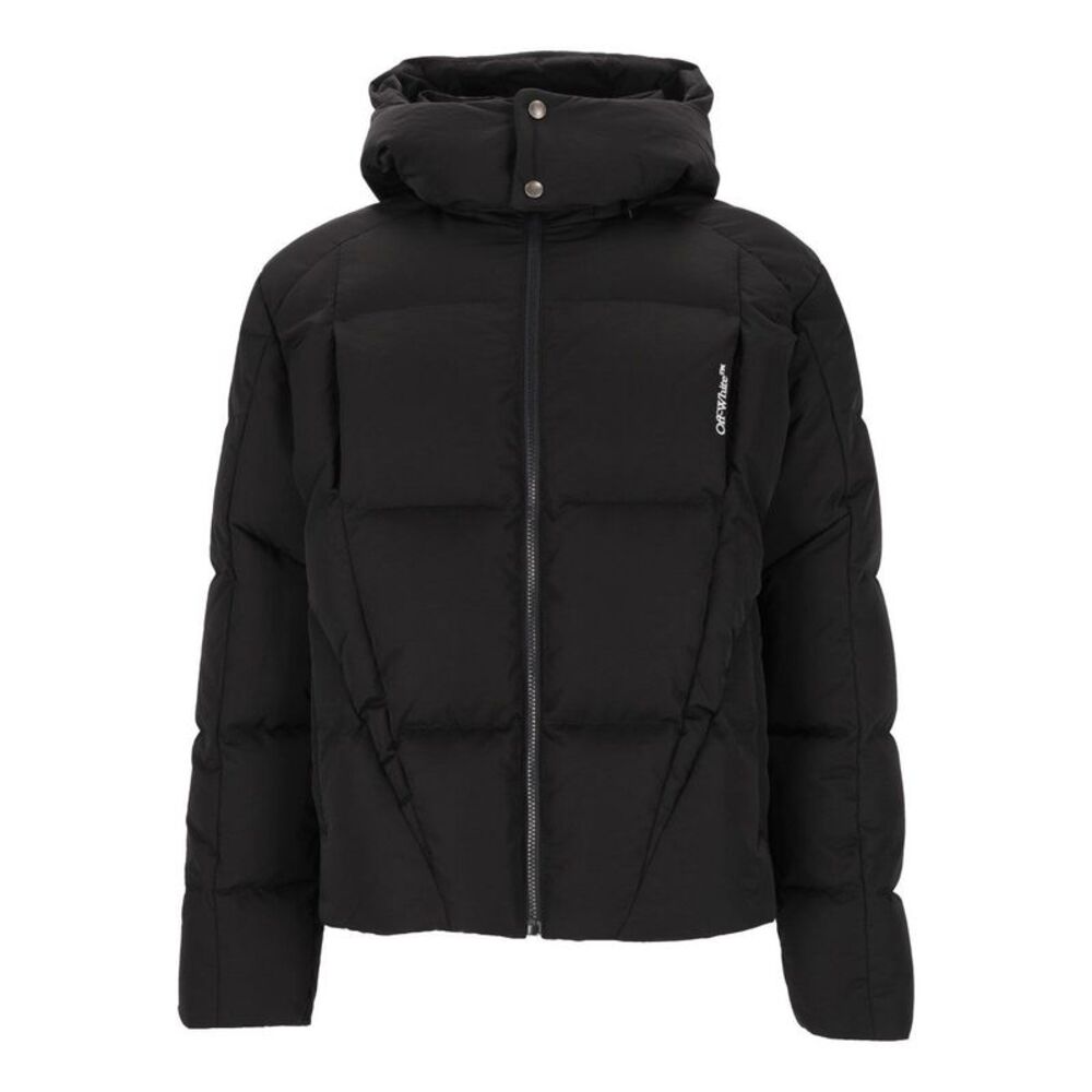 Off-White Men Down Jacket With Hood